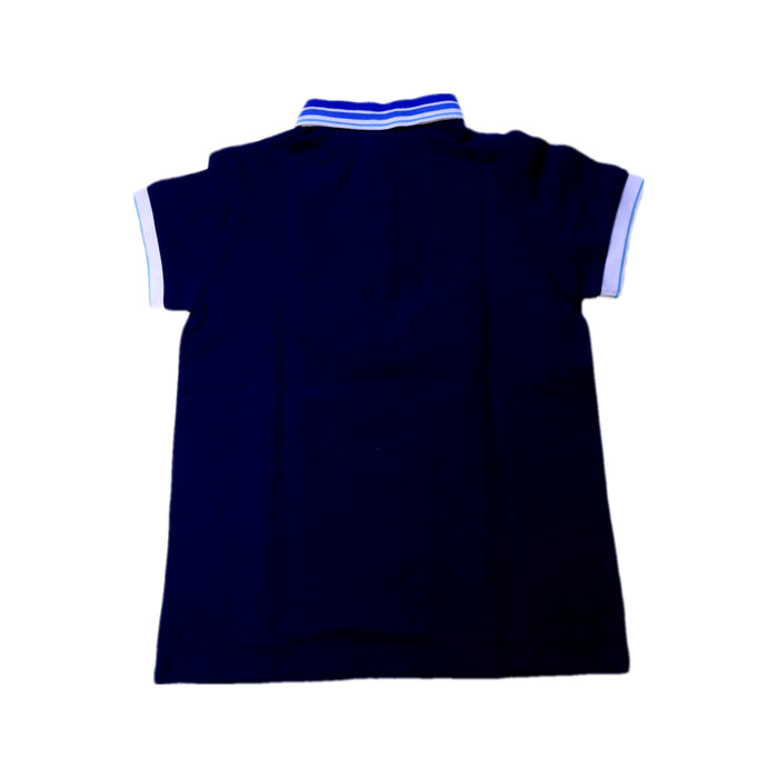 A Navy Short Sleeve Polos from Jacadi in size 10Y for boy. (Back View)