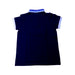 A Navy Short Sleeve Polos from Jacadi in size 10Y for boy. (Back View)