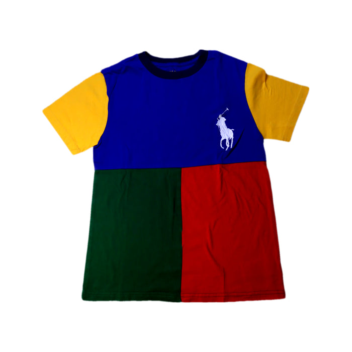 A Multicolour Short Sleeve T Shirts from Polo Ralph Lauren in size 8Y for boy. (Front View)