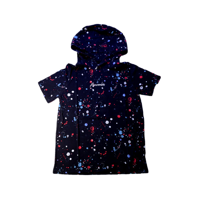 A Black Hooded Sweatshirts from Abercrombie & Fitch in size 9Y for boy. (Front View)