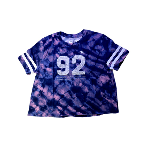 A Navy Short Sleeve T Shirts from Abercrombie & Fitch in size 9Y for neutral. (Front View)