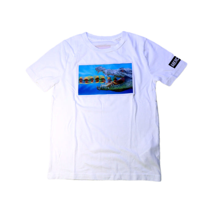 A White Short Sleeve T Shirts from Abercrombie & Fitch in size 9Y for neutral. (Front View)