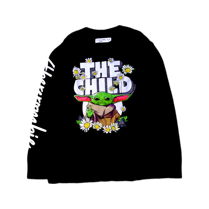 A Black Long Sleeve T Shirts from Abercrombie & Fitch in size 9Y for neutral. (Front View)