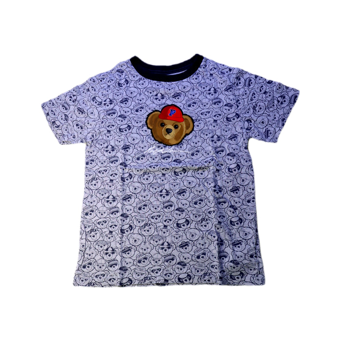 A Blue Short Sleeve T Shirts from Polo Ralph Lauren in size 8Y for boy. (Front View)