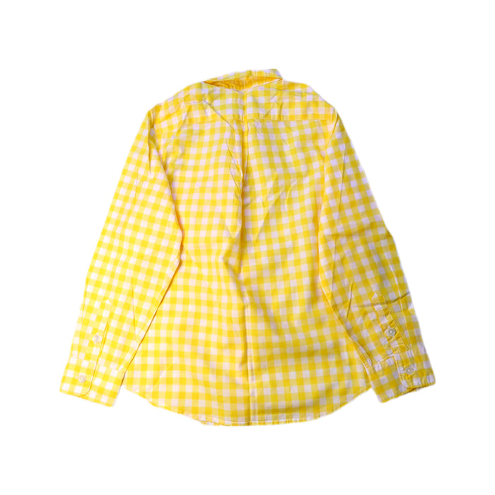 A Yellow Long Sleeve Shirts from Jared.M in size 7Y for boy. (Back View)