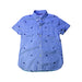 A Blue Short Sleeve Shirts from Boden in size 7Y for boy. (Front View)