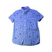 A Blue Short Sleeve Shirts from Boden in size 8Y for boy. (Front View)
