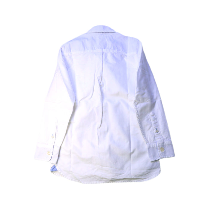 A White Long Sleeve Shirts from Boden in size 7Y for boy. (Back View)