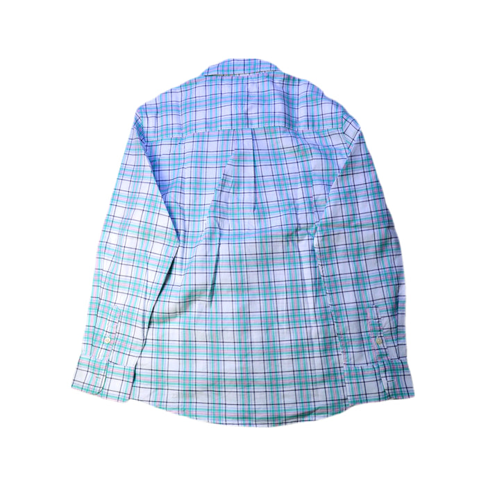 A Blue Long Sleeve Shirts from Tommy Hilfiger in size 10Y for boy. (Back View)
