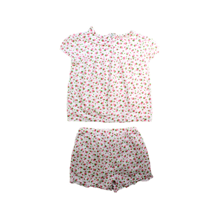 A Pink Shorts Sets from Boden in size 5T for girl. (Back View)