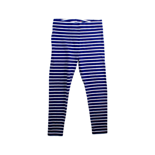 A Blue Leggings from Boden in size 6T for girl. (Front View)