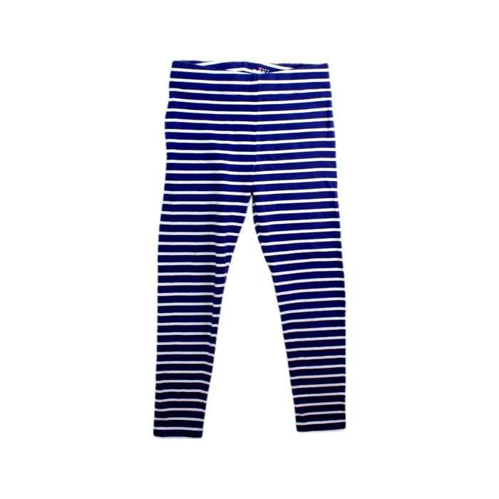 A Blue Leggings from Boden in size 6T for girl. (Front View)