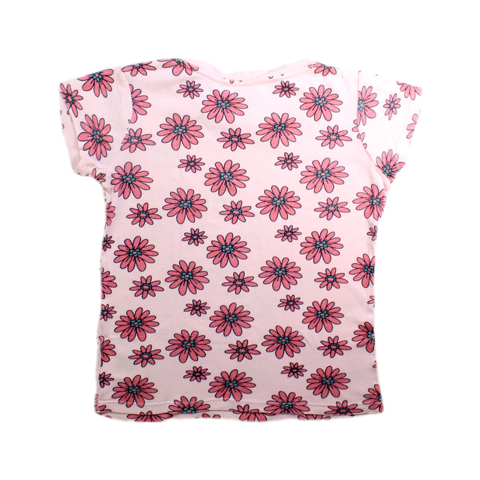A Pink Short Sleeve T Shirts from Seed in size 7Y for girl. (Back View)