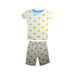 A White Pyjama Sets from Boden in size 6T for neutral. (Front View)