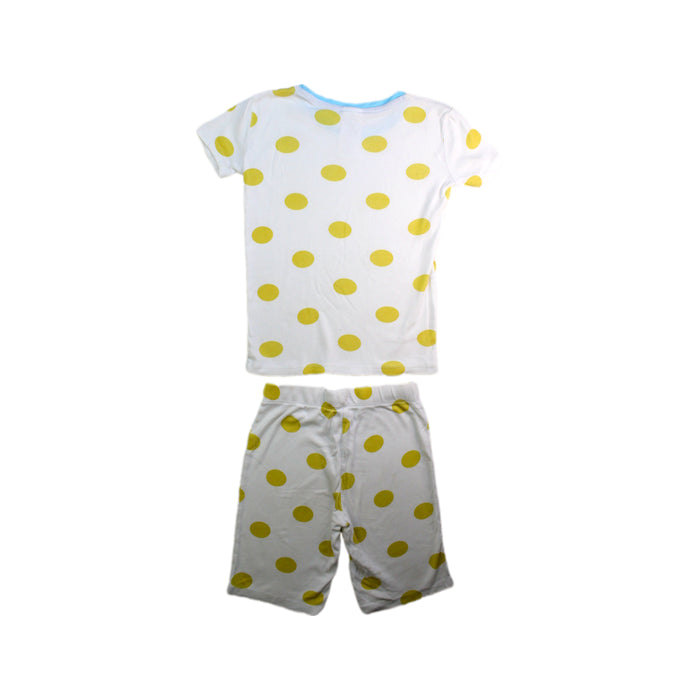A White Pyjama Sets from Boden in size 6T for neutral. (Back View)