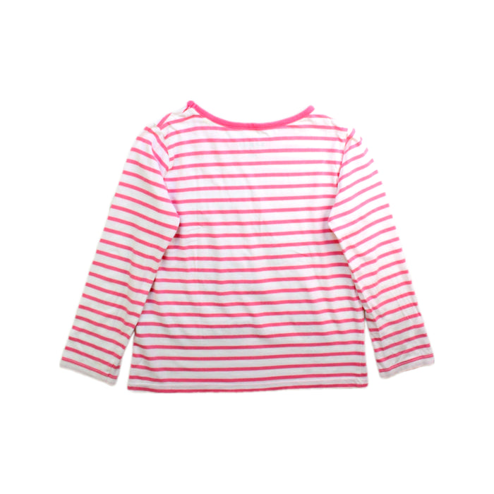 A Pink Long Sleeve Tops from Boden in size 6T for girl. (Back View)
