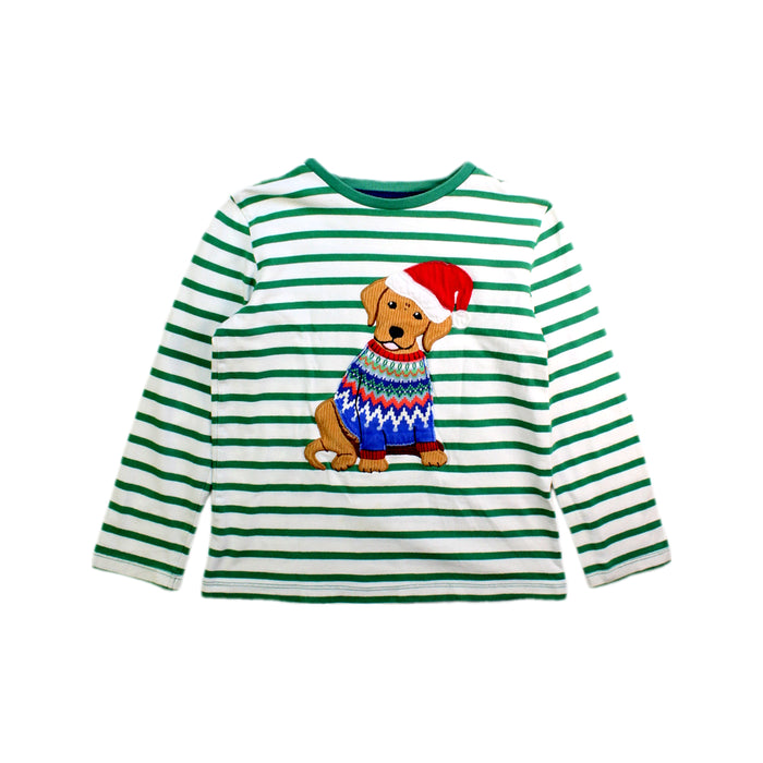 A Green Long Sleeve Tops from Boden in size 6T for neutral. (Front View)