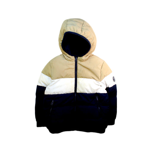 A Beige Puffer/Quilted Coats & Outerwear from Petit Bateau in size 4T for boy. (Front View)