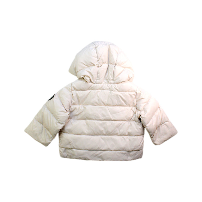 A White Puffer/Quilted Coats & Outerwear from Bonpoint in size 12-18M for girl. (Back View)