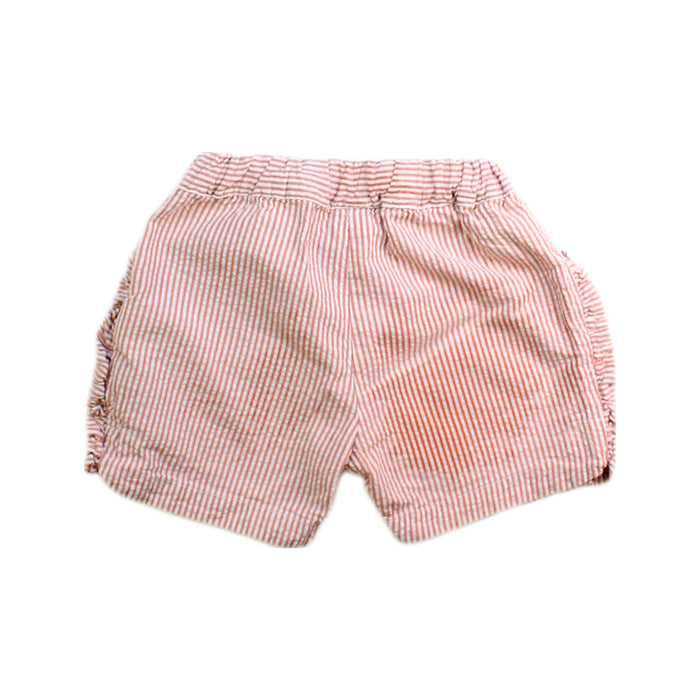 A Pink Shorts from Petit Bateau in size 18-24M for girl. (Back View)