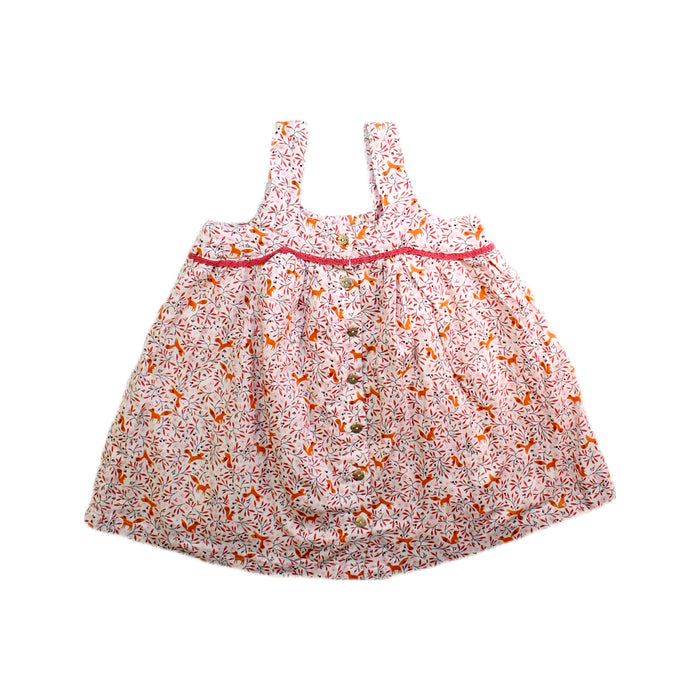 A Pink Sleeveless Dresses from Sergent Major in size 12-18M for girl. (Back View)