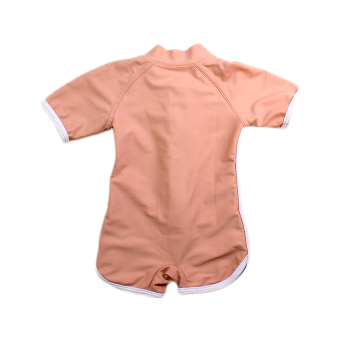 A Peach Swimsuits from Liewood in size 0-3M for girl. (Back View)