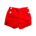 A Red Shorts from Jacadi in size 18-24M for girl. (Front View)