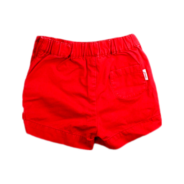 A Red Shorts from Jacadi in size 18-24M for girl. (Back View)