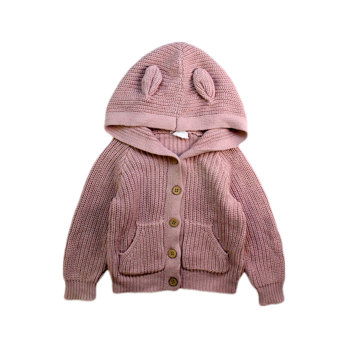 A Pink Cardigans from Jamie Kay in size 6-12M for girl. (Front View)