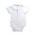 A White Short Sleeve Bodysuits from Chateau de Sable in size 0-3M for boy. (Back View)