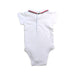 A White Short Sleeve Bodysuits from Jacadi in size 0-3M for boy. (Back View)
