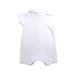 A White Short Sleeve Rompers from The Little White Company in size 0-3M for boy. (Back View)