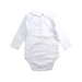 A White Long Sleeve Bodysuits from Jacadi in size 3-6M for boy. (Back View)