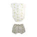 A White Shorts Sets from Wilson & Frenchy in size 12-18M for neutral. (Back View)