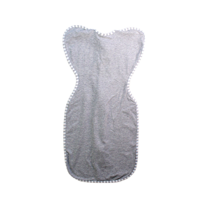A Grey Swaddles from Love To Dream in size Newborn for neutral. (Back View)