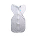 A Grey Swaddles from Love To Dream in size Newborn for neutral. (Front View)