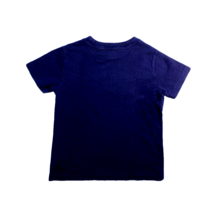 A Navy Short Sleeve T Shirts from Polo Ralph Lauren in size 2T for boy. (Back View)