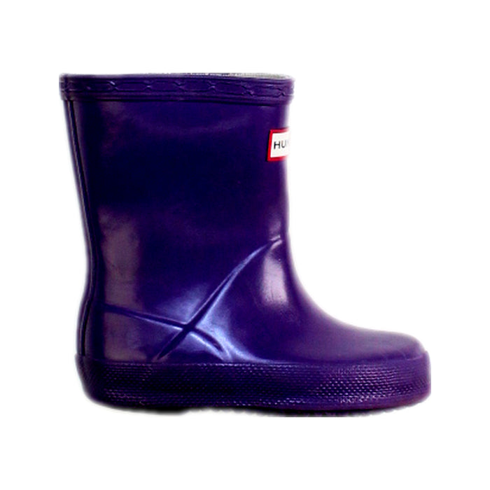 A Purple Rain Boots from Hunter in size 18-24M for neutral. (Front View)