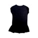 A Black Short Sleeve Dresses from Moschino in size 4T for girl. (Back View)
