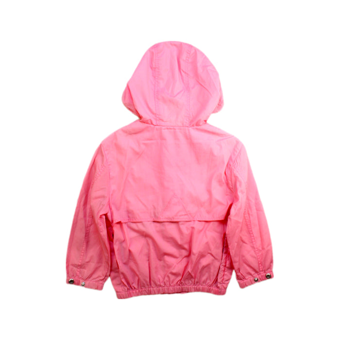 A Pink Rain Jackets from Burberry in size 3T for girl. (Back View)