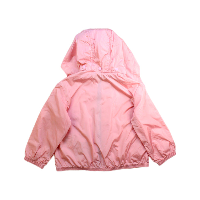 A Pink Lightweight Jackets from Moncler in size 4T for girl. (Back View)