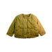 A Beige Puffer/Quilted Jackets from Bonpoint in size 4T for girl. (Front View)