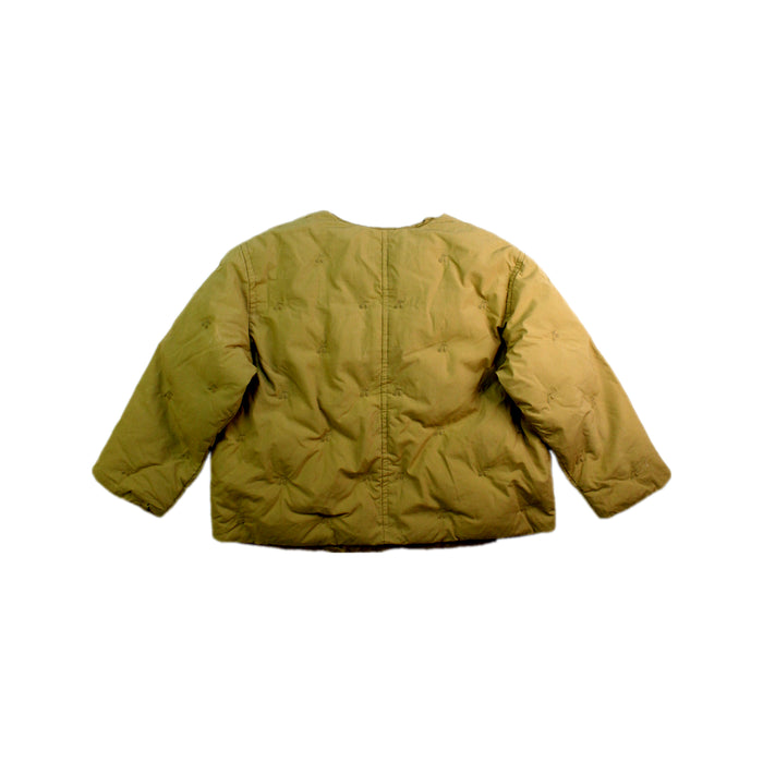 A Beige Puffer/Quilted Jackets from Bonpoint in size 4T for girl. (Back View)