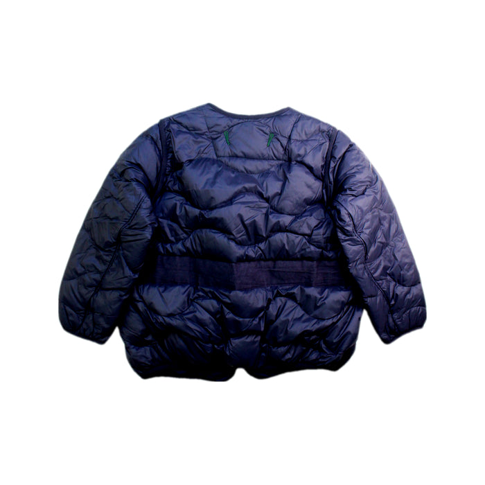 A Navy Puffer/Quilted Jackets from jnby by JNBY in size 4T for girl. (Back View)