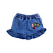 A Blue Shorts from Kenzo in size 3T for girl. (Front View)