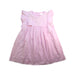 A Pink Sleeveless Dresses from Chloe in size 5T for girl. (Front View)