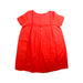 A Red Short Sleeve Dresses from Bonpoint in size 6T for girl. (Back View)