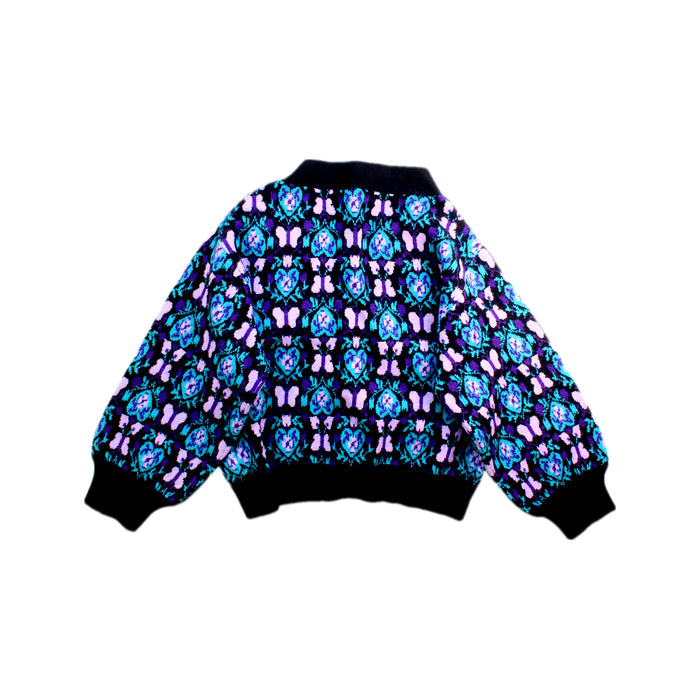 A Black Cardigans from Anna Sui in size 6T for girl. (Back View)