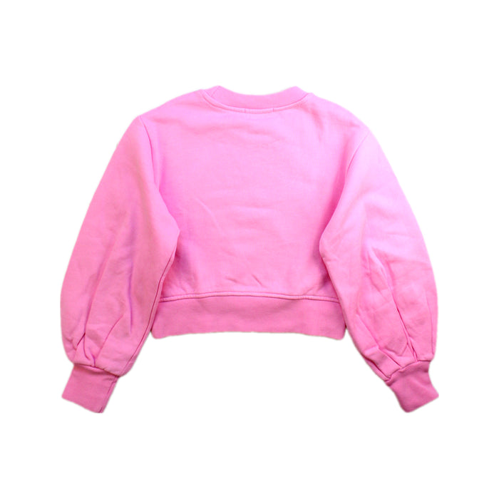 A Pink Crewneck Sweatshirts from MSGM in size 6T for girl. (Back View)