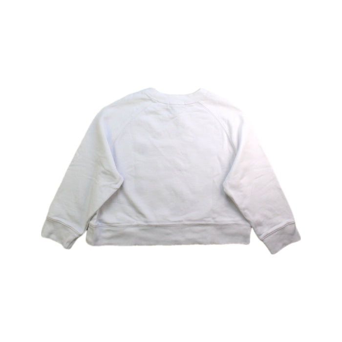 A White Crewneck Sweatshirts from Stella McCartney in size 6T for girl. (Back View)